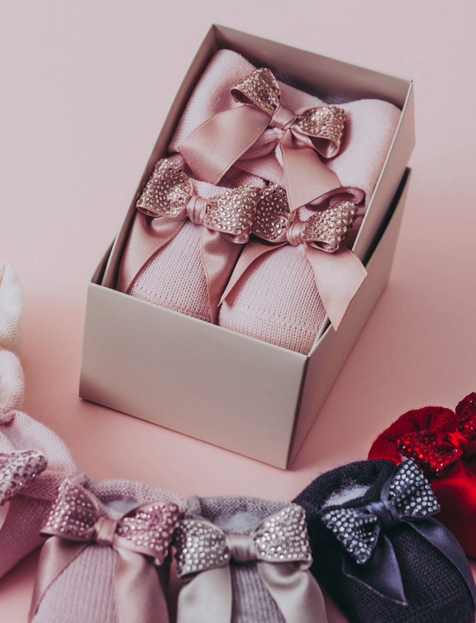 La Perla set with Swarovski bow decoration